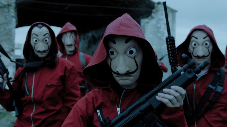 La Casa de Papel chega na Netflix em julho de 2019