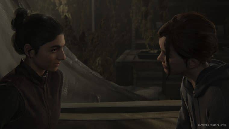 Ellie e Dina em The Last of Us Part II