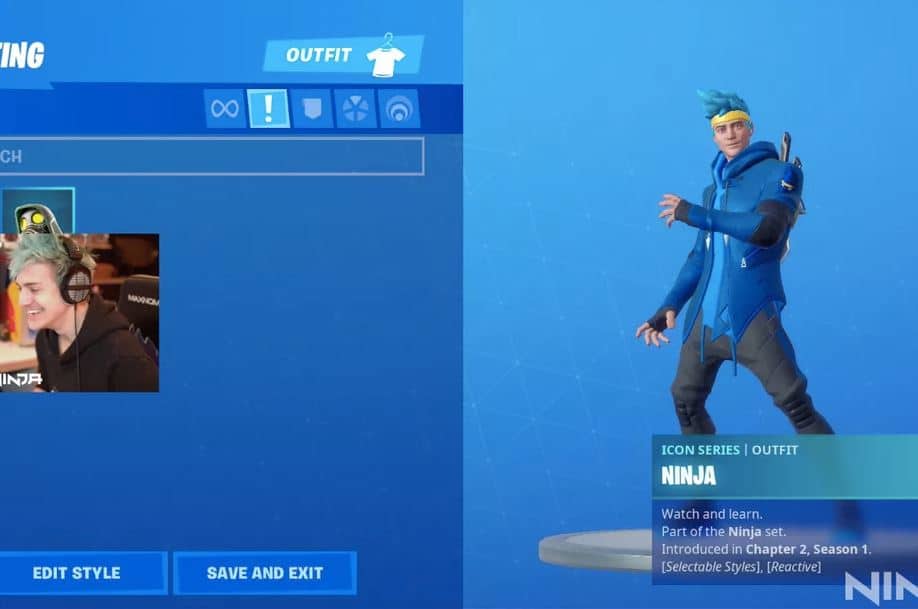 fortnite ninja skin